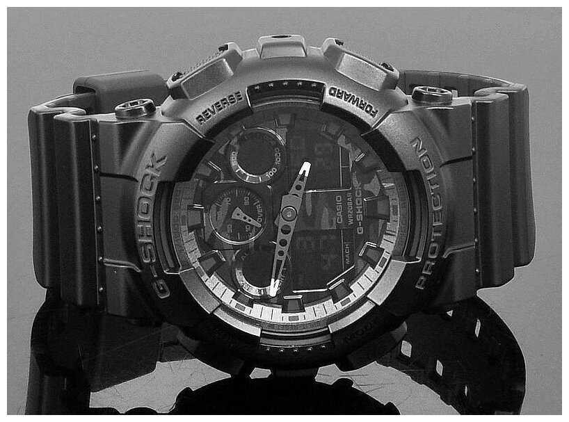 Японские наручные часы Casio G-SHOCK GA-100CF-1A фотография 2