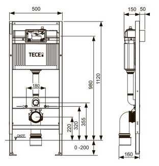 Рамная инсталляция TECE K440925 фотография 4