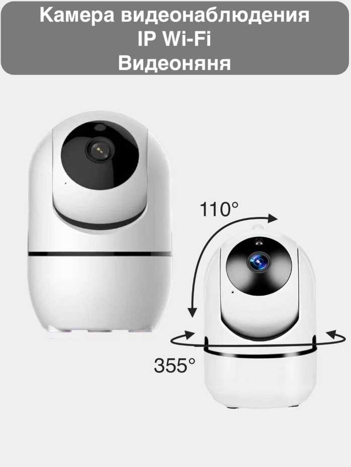 Беспроводная IP Wi-Fi видеокамера Домашняя камера 360 фотография 6