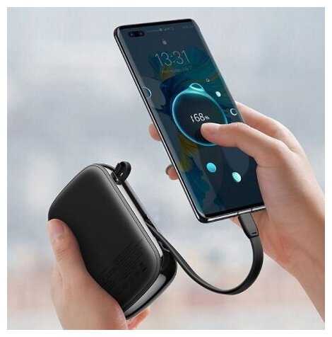 Внешний аккумулятор Baseus Qpow Digital Display Quick Charging Power Bank 20000mAh 22.5W фотография 6