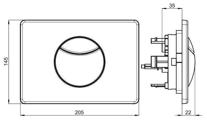 Кнопка смыва Villeroy & Boch ViConnect 92248568 фотография 1