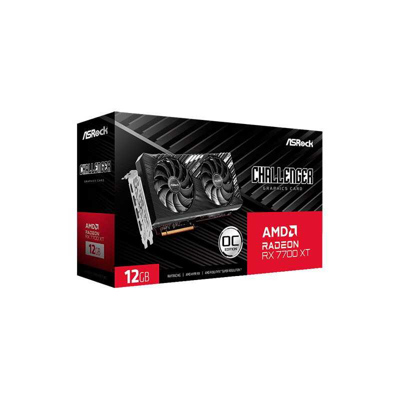 Видеокарта ASRock RX7700XT Challenger 12GB OC фотография 8