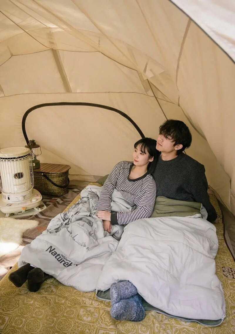Спальный мешок Naturehike Double sleeping bag pattern with pillow (NH21MSD06) фотография 6
