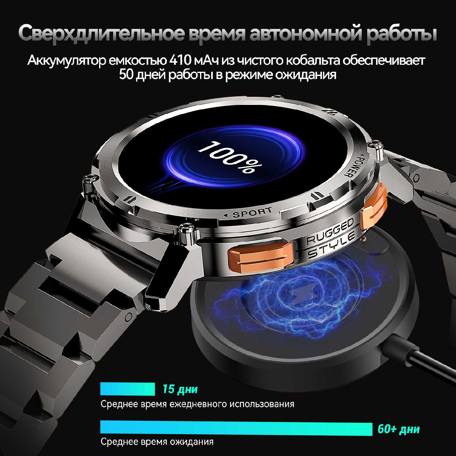 Умные часы Kospet TANK T2 фотография 11