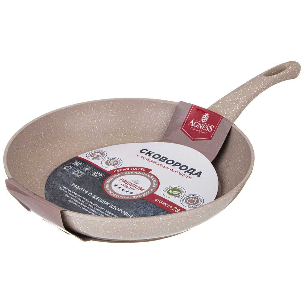 Сковорода Agness Latte (28 см) фотография 1