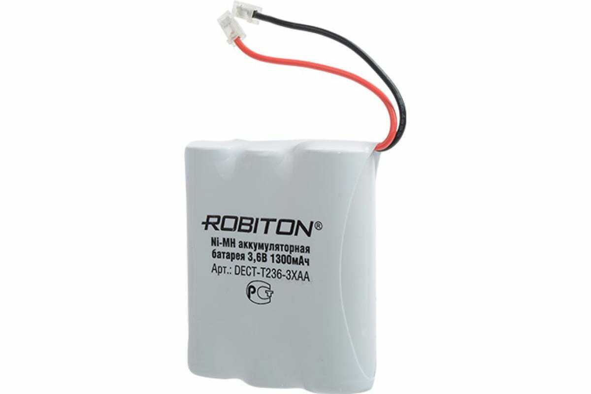 Ni-MH аккумуляторная батарея ROBITON DECT-T314-3X2/3AAA [3,6V 300мАч] фотография 3