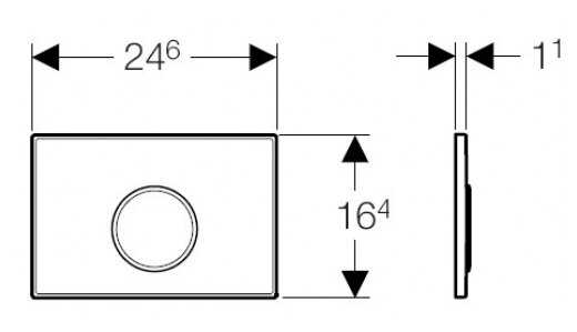 Кнопка смыва GEBERIT Кнопка смыва (115.758.KH.1) фотография 1