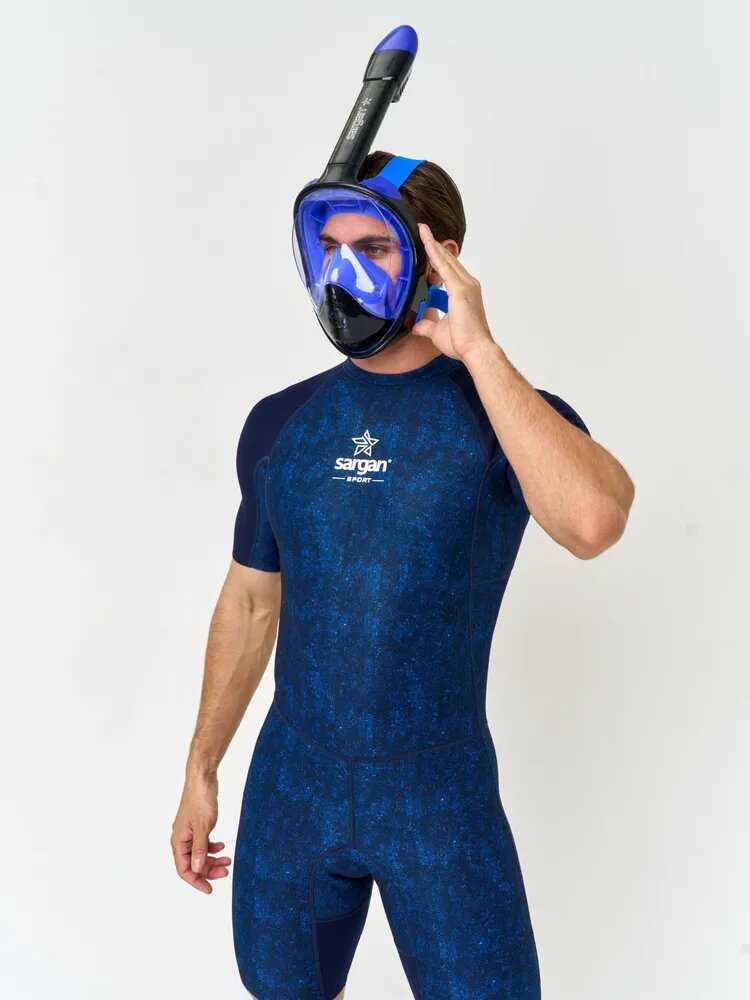 Маска для снорклинга и подводного плавания SARGAN PLANETA OCEAN (L-XL) фотография 10