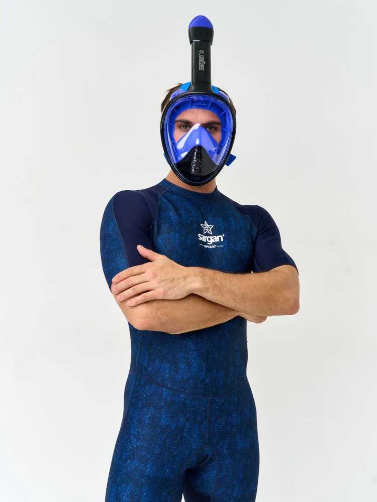 Маска для снорклинга и подводного плавания SARGAN PLANETA OCEAN (L-XL) фотография 11