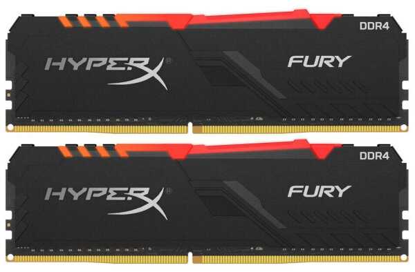 Оперативная память HyperX Fury 16 ГБ (8 ГБ x 2 шт.) DDR4 DIMM CL16 (HX432C16FB3K2/16) фотография 13