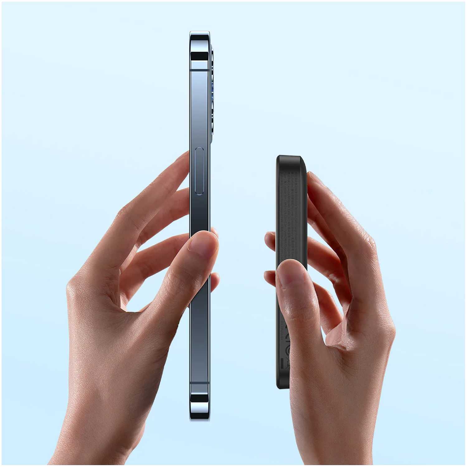Внешний аккумулятор Baseus Magnetic Wireless 20W (QC3.0/PD) фотография 14
