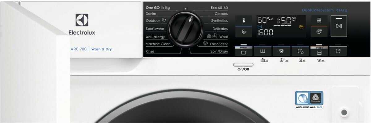 Встраиваемая стирально-сушильная машина Electrolux EW7W368SI фотография 4