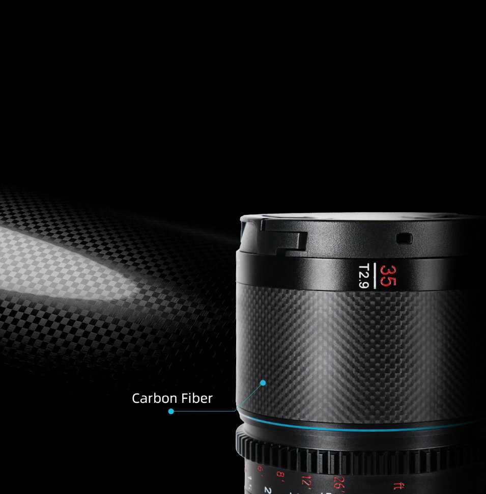 Объектив Sirui Saturn 35mm T2.9 1.6x FF Anamorphic (E35B) фотография 5