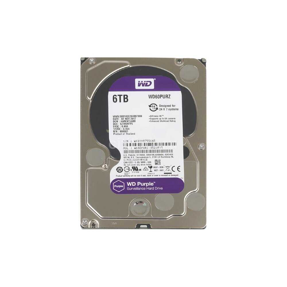 Жесткий диск Western Digital WD Purple (WD62PURZ) фотография 19