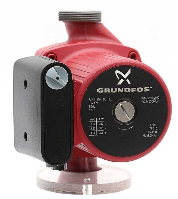 Циркуляционный насос Grundfos UPS 25-100 180 (345 Вт) фотография 1