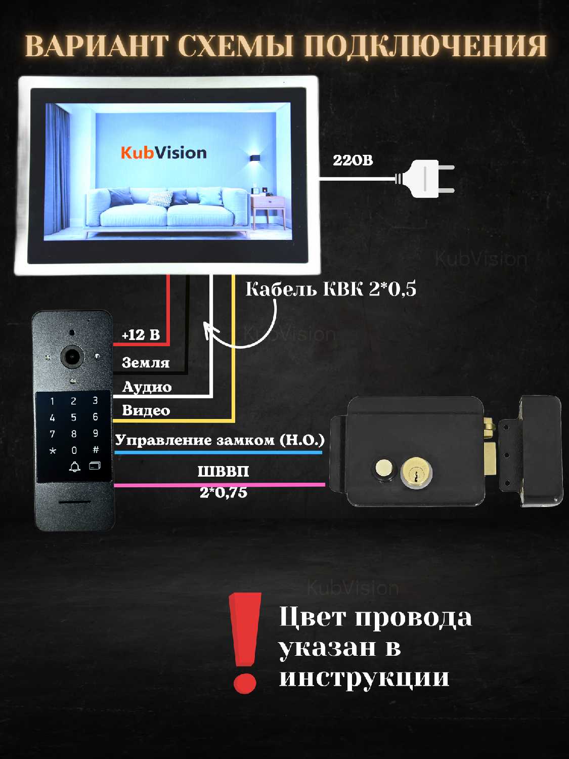 Комплект домофона WIFI Комплект домофона с вызывной панелью и электромеханическим замком WIFI фотография 26