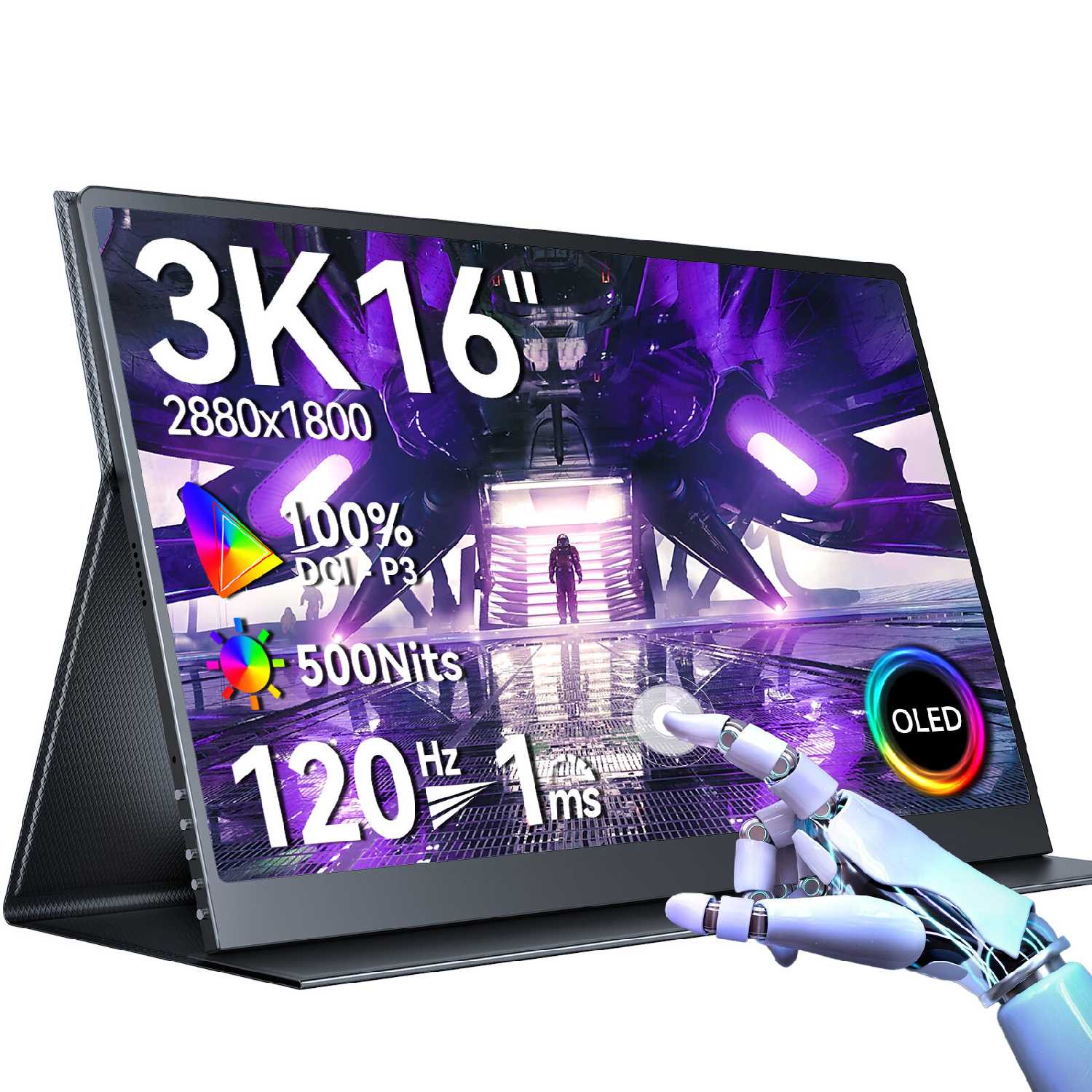 Портативный сенсорный монитор UPERFECT UColor O2 Touch (2880x1800, 120 Гц, OLED)
