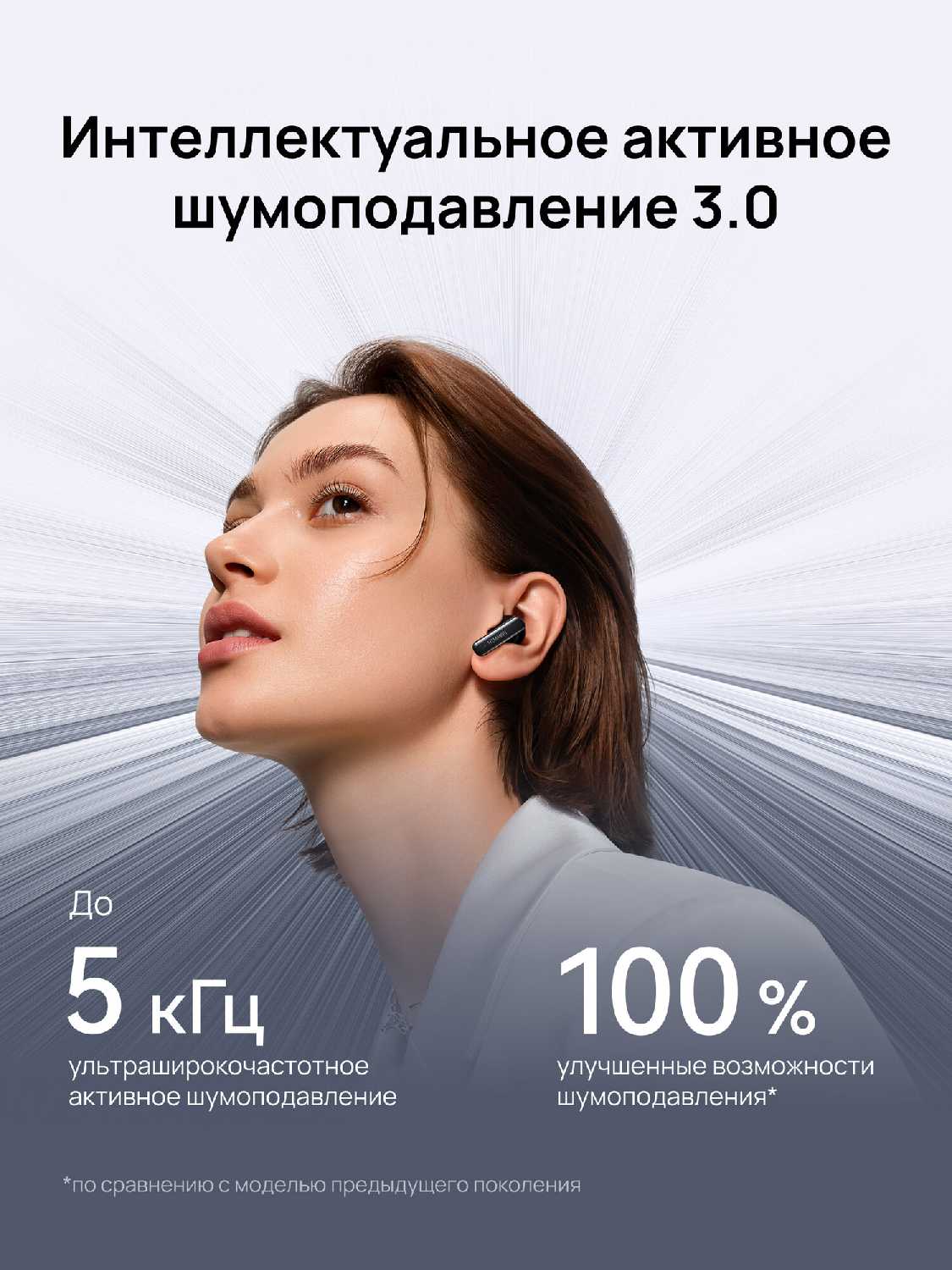 Беспроводные наушники HUAWEI FreeBuds 6i фотография 2