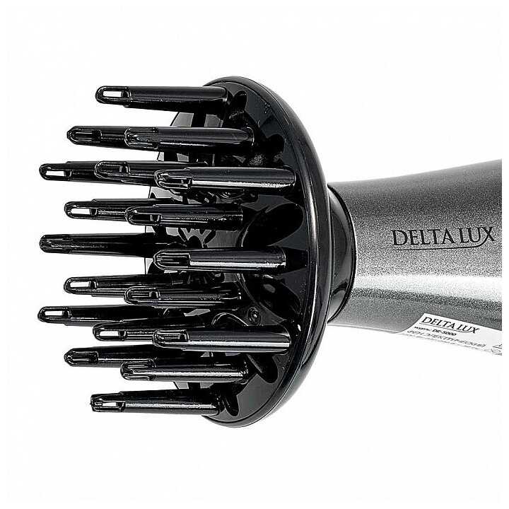 Фен DELTA LUX DE-5000 серый фотография 2