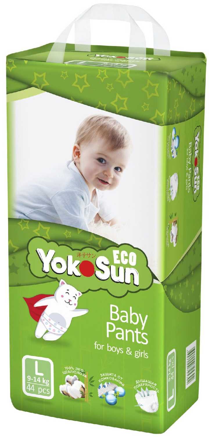 YokoSun трусики Eco L, 9-14 кг фотография 8