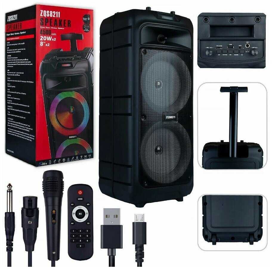 Портативная колонка BT SPEAKER ZQS-8211 Bluetooth