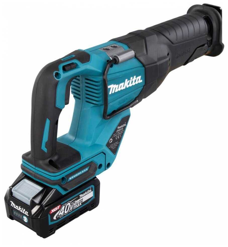 Аккумуляторная сабельная пила Makita XGT JR001GM201 фотография 1