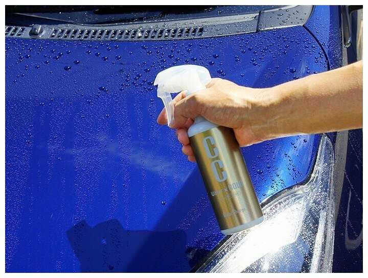 Премиальное гидрофобное покрытие CC Water Gold для автомобиля, с кварцем (SiO2), 480мл, ProStaff, Япония фотография 5