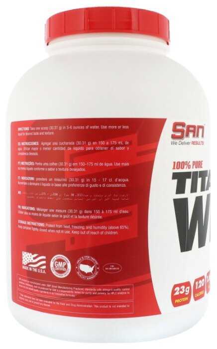 Протеин S.A.N. 100% Pure Titanium Whey фотография 13