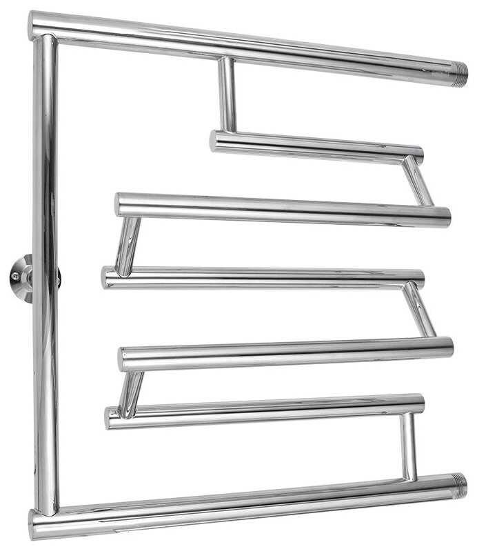 Водяной полотенцесушитель Energy Prima 500х500 цвет хром фотография 1