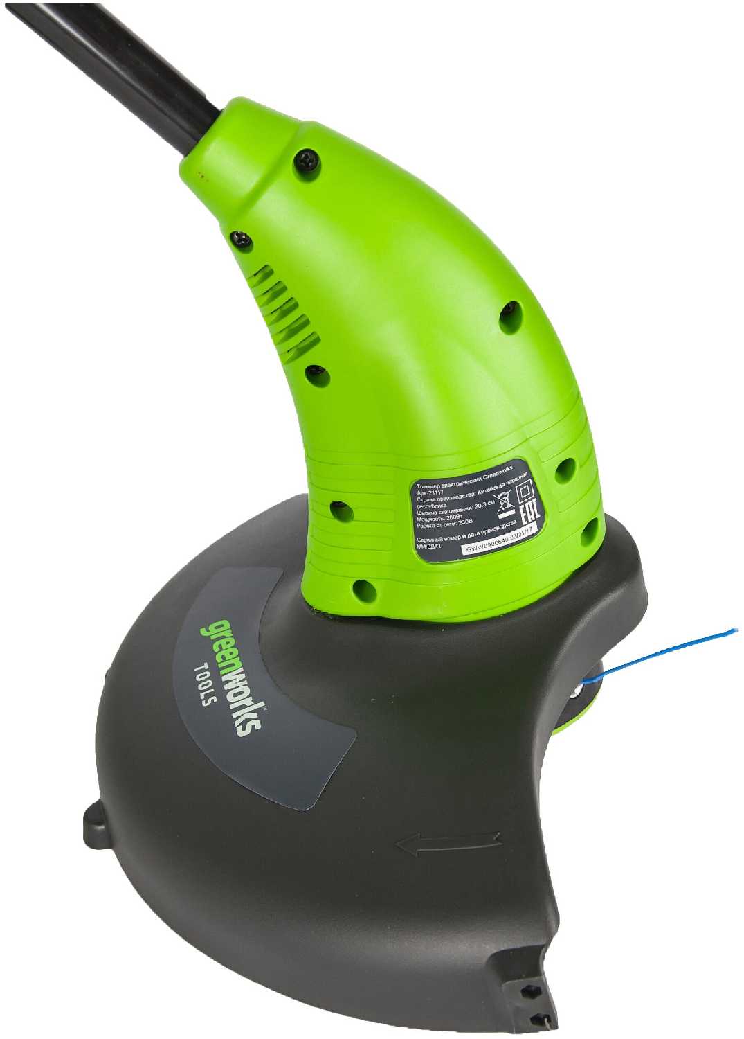 Триммер электрический Greenworks GST2830 (21117) фотография 3