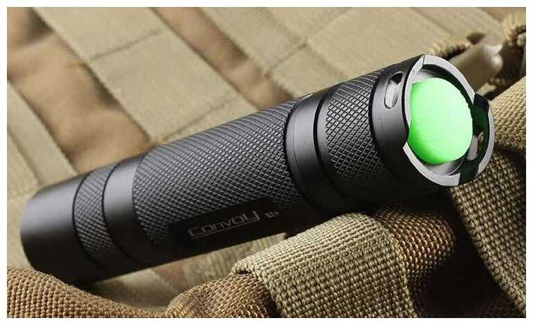Фонарь Convoy S2 ультрафиолетовый (ZWB2, 5W UV 365nm) фотография 2