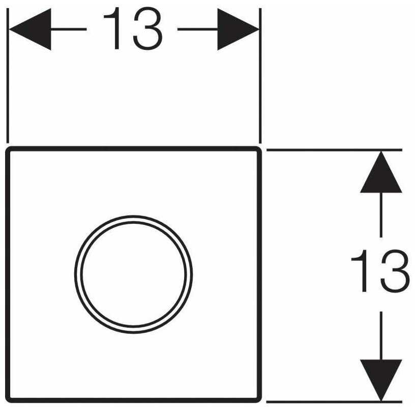 Кнопка смыва Geberit Sigma 10 (116.035.SN.1) фотография 2