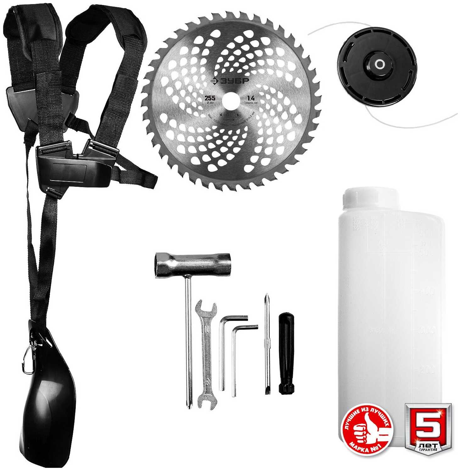 Триммер бензиновый ЗУБР КРБ-2500-Р фотография 8