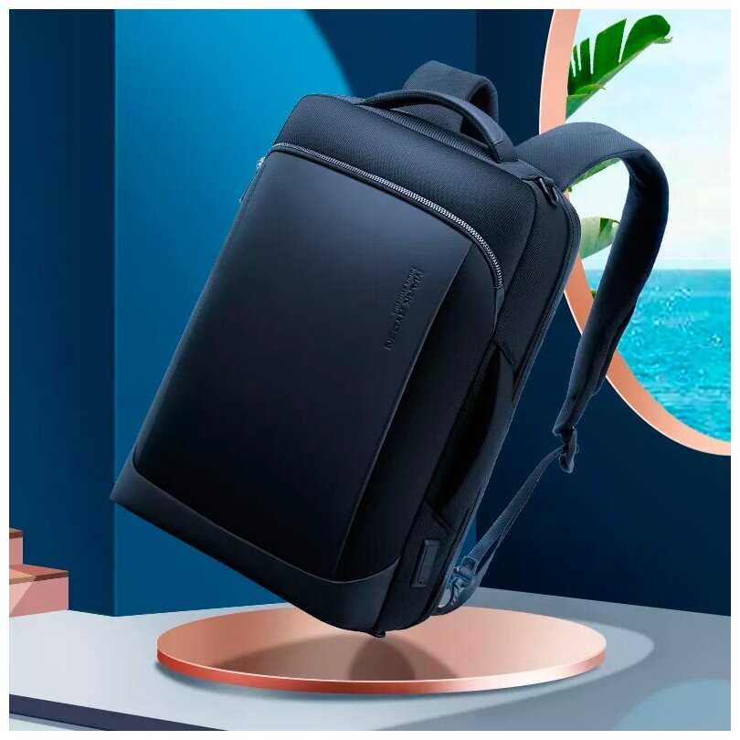 Рюкзак-сумка трансформер мужской городской дорожный большой 33л для ноутбука 15.6 Mark Ryden MR1862 Черный водонепроницаемый с USB портом подростковый фотография 5