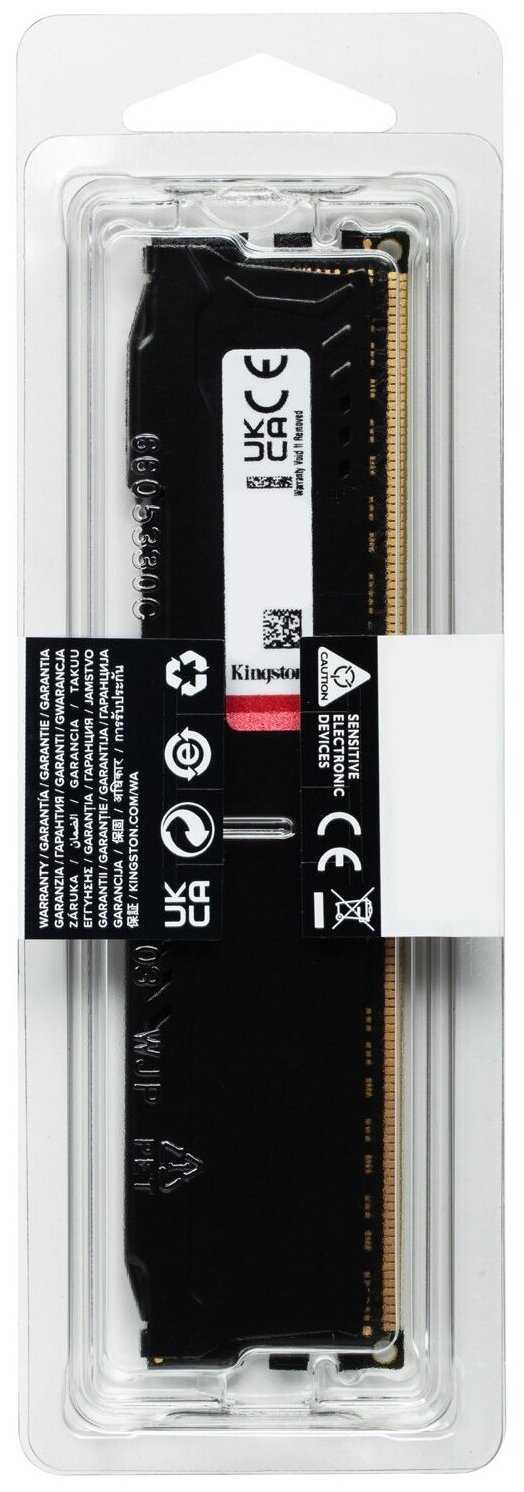 Оперативная память Kingston FURY Beast 4 ГБ DDR3 1600 МГц DIMM CL10 KF316C10BB/4 фотография 5