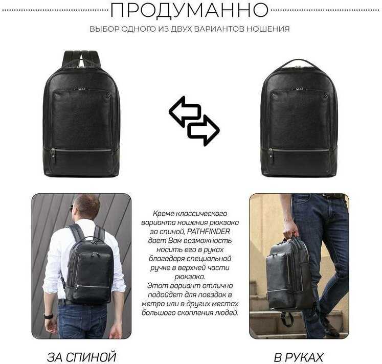 Мужской рюкзак BRIALDI Pathfinder (Следопыт) фотография 16