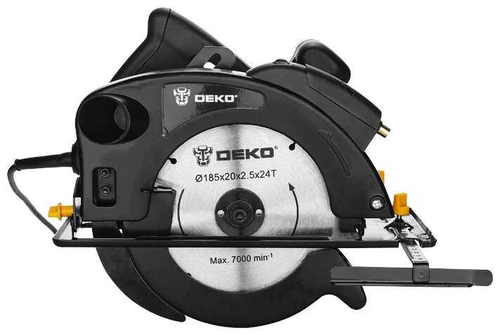 Дисковая пила DEKO DKCS1800 Laser (063-4192), 1800 Вт фотография 1
