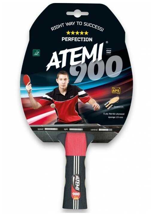 Ракетки для настольного тенниса ATEMI 900 CV фотография 6