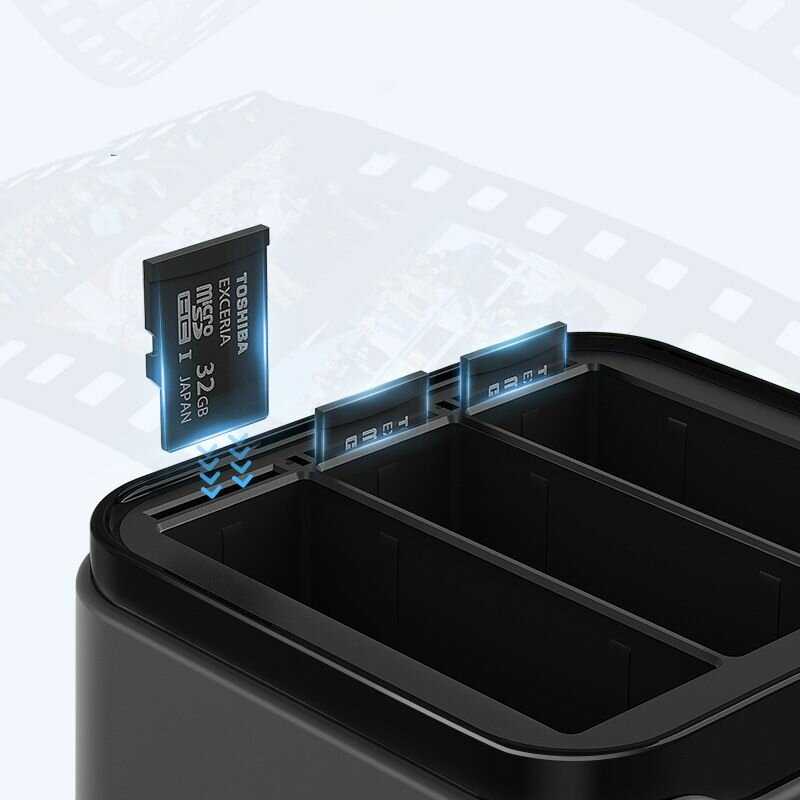 Хаб для зарядки Instа360 Хаб для зарядки 3 аккумуляторов (Асe Pro / Асe) фотография 4