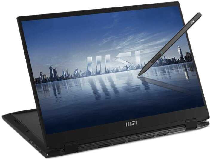 Ноутбук MSI Summit E16 Flip (2560x1600, Intel Core i7, RAM 16 ГБ, SSD 1 ТБ, NVIDIA GeForce RTX 4050) фотография 4
