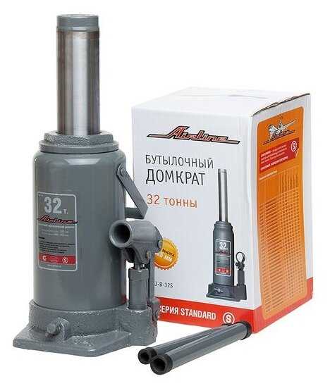 Домкрат бутылочный гидравлический AIRLINE AJ-B-32S