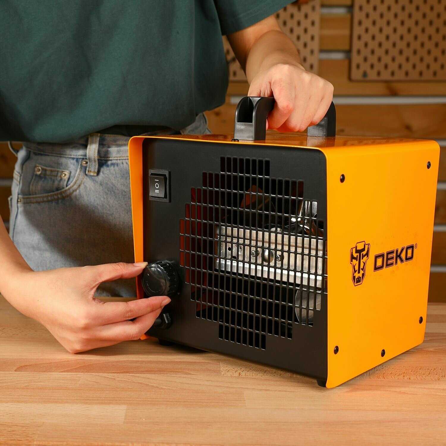 Тепловая пушка электрическая DEKO Тепловая пушка электрическая (DKIH3300) фотография 5