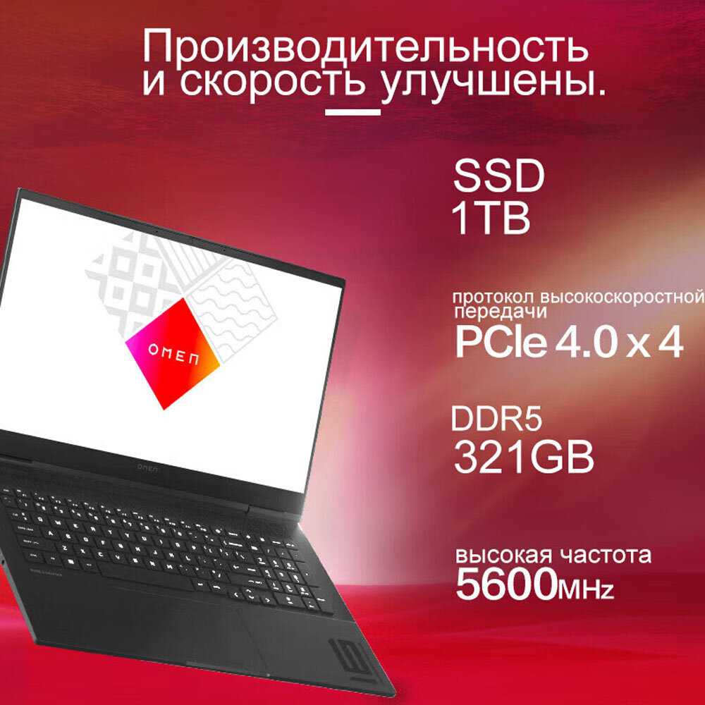 Игровой ноутбук HP Omen 16-w100er фотография 6