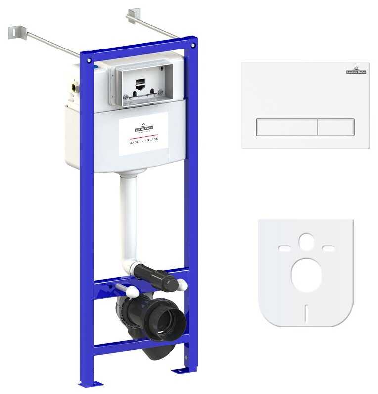 Комплект инсталляции для подвесного унитаза 4 в 1 Lavinia Boho Relfix 38010020 (rectangular) фотография 9