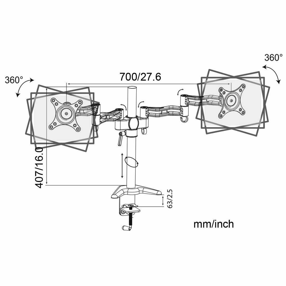 Кронштейн Cactus CS-VM-D08 фотография 3