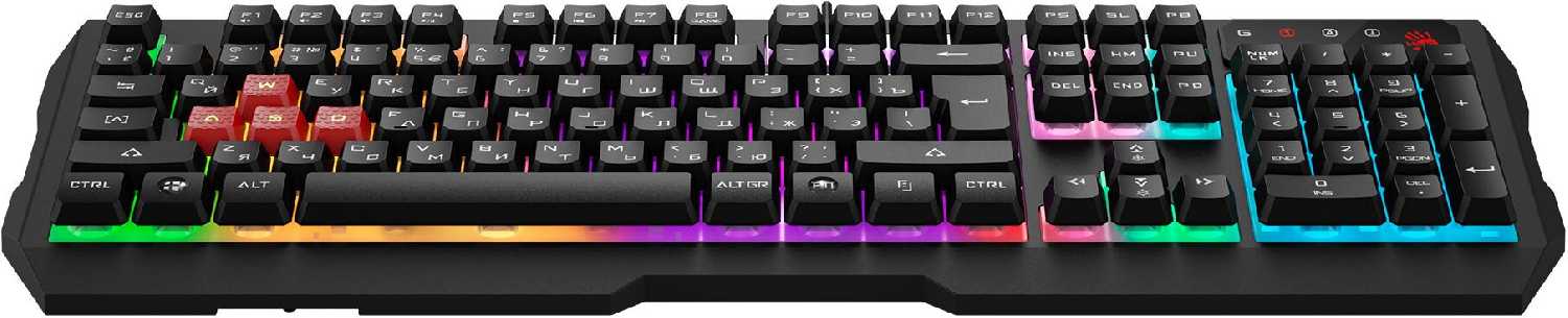 Клавиатура A4Tech Bloody B130N USB Multimedia for gamer LED (B130N) фотография 12