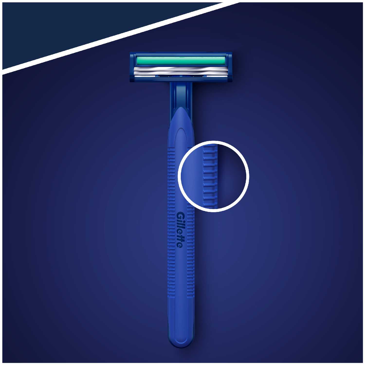Одноразовый бритвенный станок Gillette Blue2 Plus (10) фотография 6