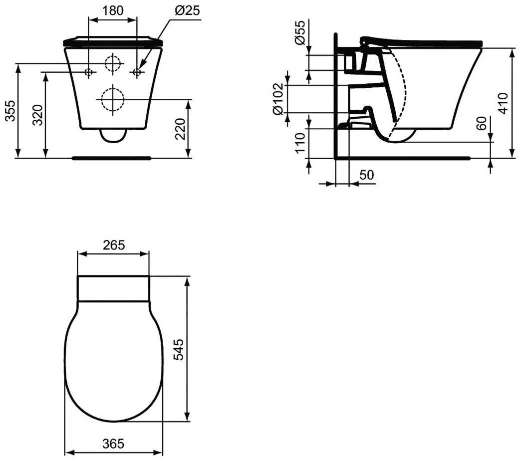 Унитаз-компакт Ideal STANDARD Connect Air (K819501) фотография 3