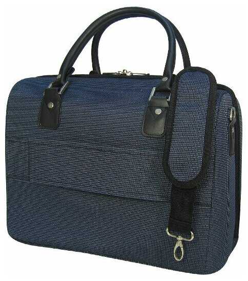 Набор: чемодан + сумочка Borgo Antico. 6088 dark blue 21/14