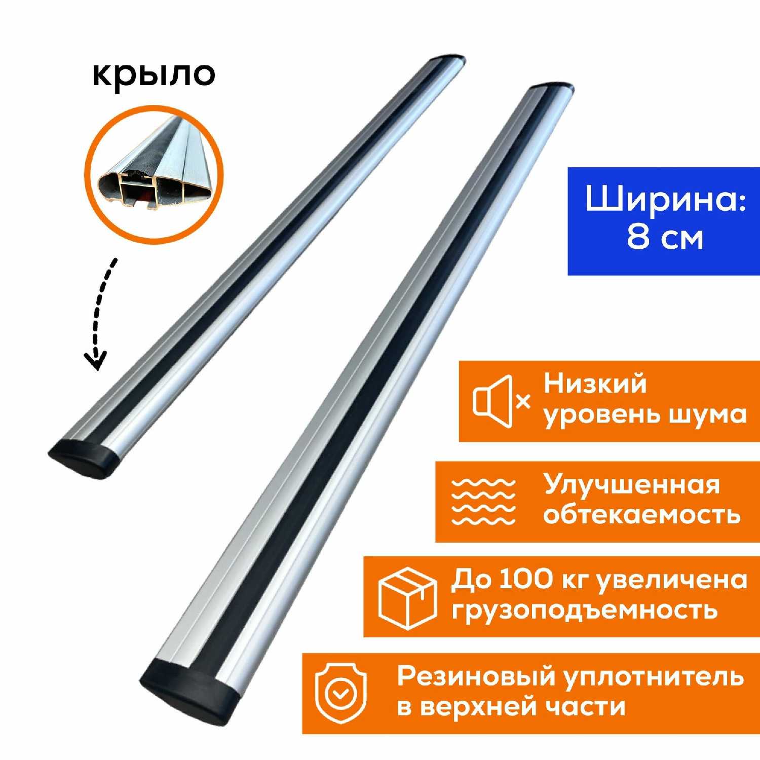 Багажник Citroen Inter Spectr аэро 120см фотография 2